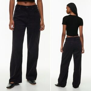 AGOLDE NWT Low Slung Baggy Corduroy Jeans 28 Wig gray black cords pants cotton